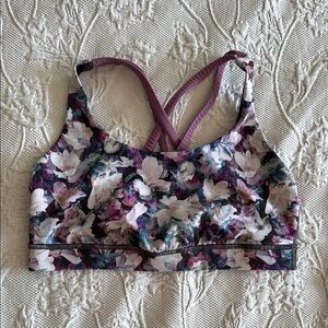 Lululemon Floral Sports Bra